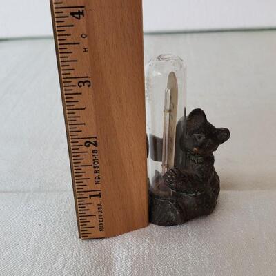 Vintage bear thermometer heavy