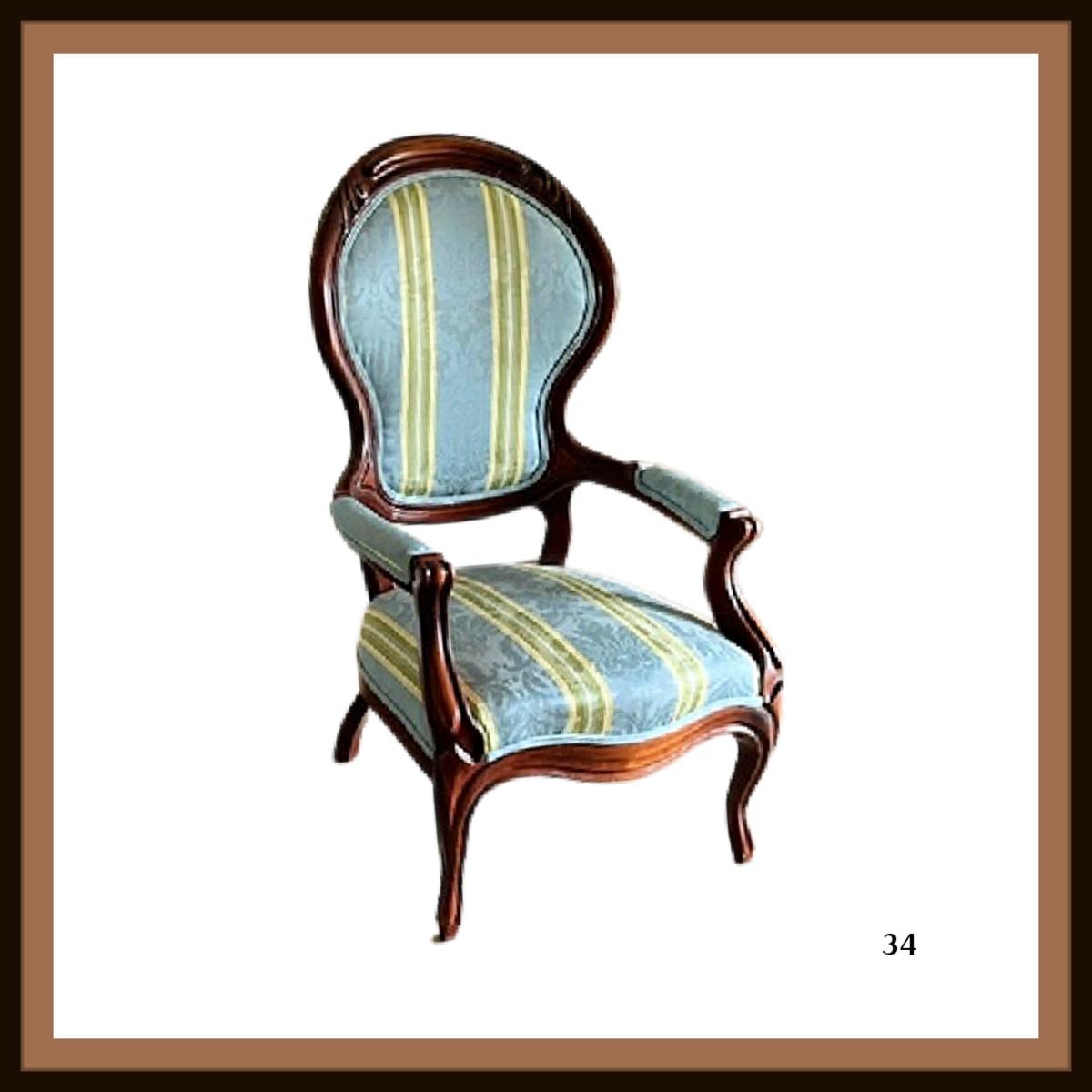 Antique Queen Anne Style Sitting/Parlor Chair