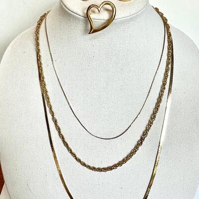 Gold Tone Jewelry Bundle