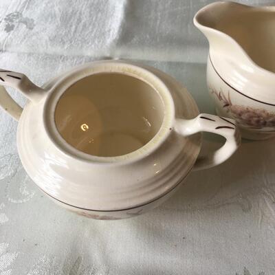 Vintage Steubenville creamer set