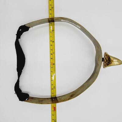 EGYPTIAN METAL DECORATED CROWN