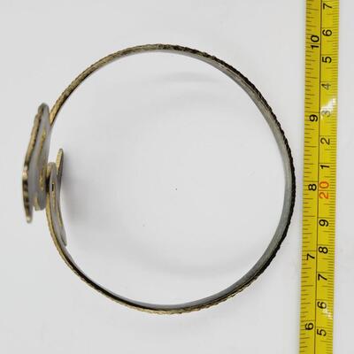 EYGYPTIAN GOLD TONED ARM BRACELET