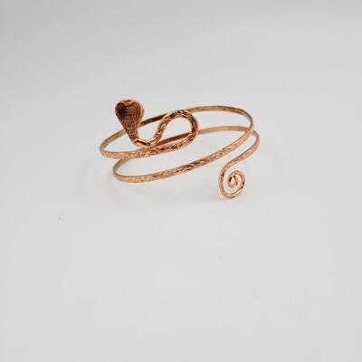 EGYPTIAN ROSE GOLD TONED ARM BRACELET