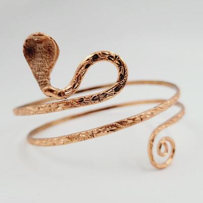 EGYPTIAN ROSE GOLD TONED ARM BRACELET