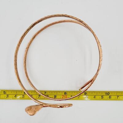 EGYPTIAN ROSE GOLD TONED ARM BRACELET
