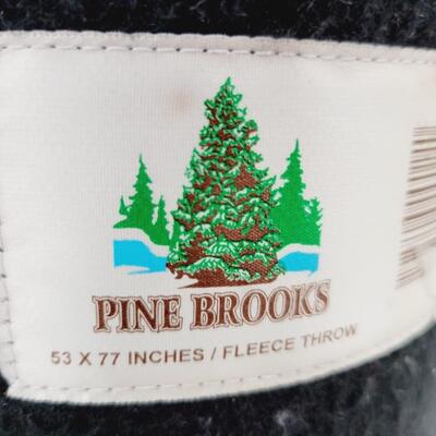 PINE BROOKS FLEECE BLANKET NEW #1