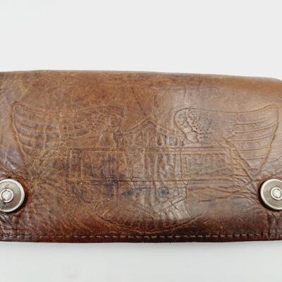 HARLEY DAVIDSON LEATHER & CHAIN WALLET