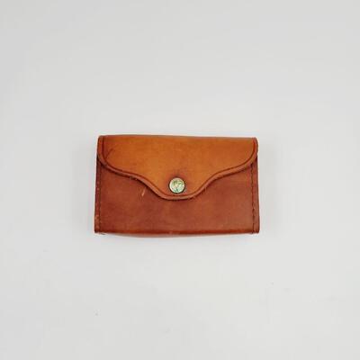LONGHORN LEATHER BELT POUCH