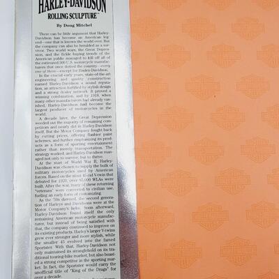 NEAT HARLEY DAVIDSON COLLECTORS BOOK
