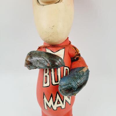 VINTAGE PLEATHER BUD MAN - I NEED OF HOME!