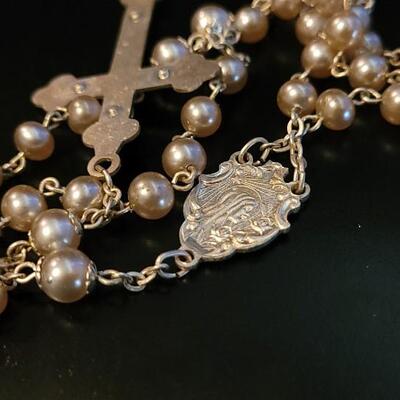 Lot 49: Assortment of Vintage Religious Rosary Necklaces