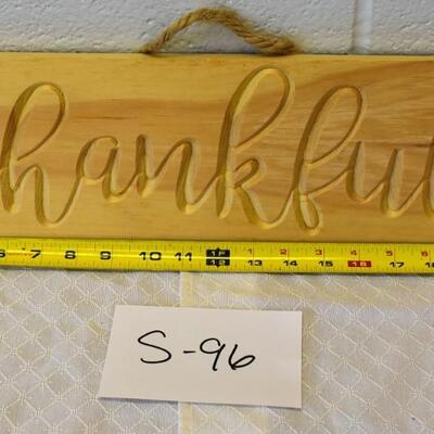 THANKFUL SIGN