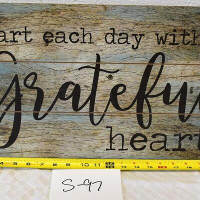 Grateful Sign