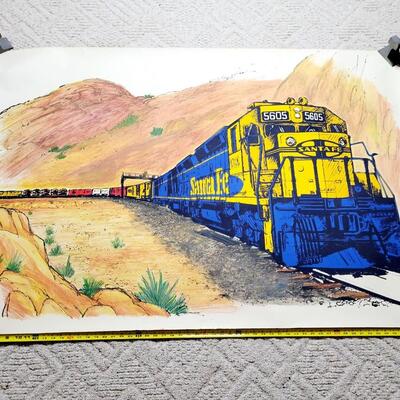 BEAUTIFUL LARGE SANTA FE PAINTING by G.M SPEIR