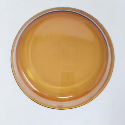 SET OF CLEAR PYREX AND AMBER ANCHOR HOCKING GLASS PIE PLATES