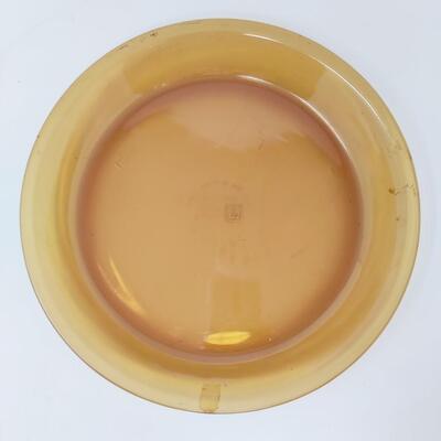 SET OF CLEAR PYREX AND AMBER ANCHOR HOCKING GLASS PIE PLATES