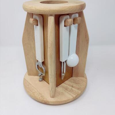 KITCHEN UTENSIL LAZY SUSAN CADDY