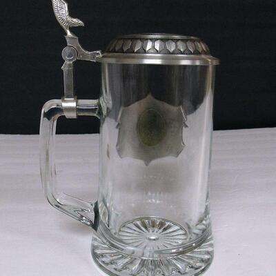 Harley Daivdson Glass and Pewter Stein