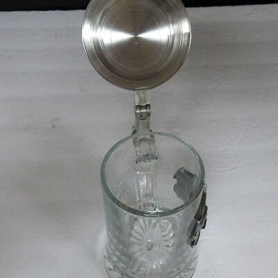 Harley Daivdson Glass and Pewter Stein