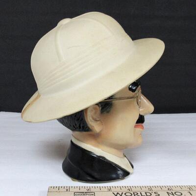 Groucho Marx Liquor Decanter, Heritage China 1977, #185, Ezra Brooks