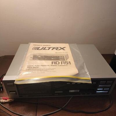Vintage Ultrx stereo cassette tape deck