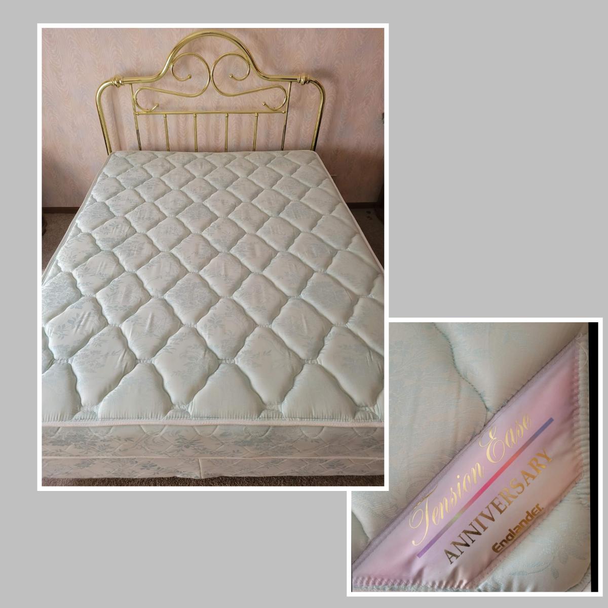 KING SIZE MATTRESS, BOX SPRINGS, FRAME & HEADBOARD