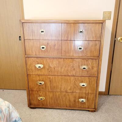 VINTAGE DREXEL BEAUTIFUL PASSAGE TALL BOY DRESSER