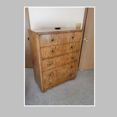 VINTAGE DREXEL BEAUTIFUL PASSAGE TALL BOY DRESSER