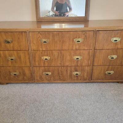 VINTAGE MID CENTURY DREXEL PASSAGE LONG DRESSER