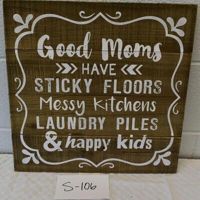 Good Moms Signage