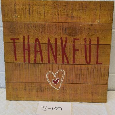 Thankful Sign