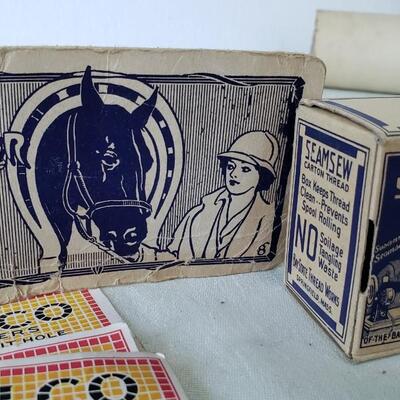 Vintage Sewing advertising and cute packaging