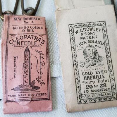 Vintage Sewing advertising and cute packaging