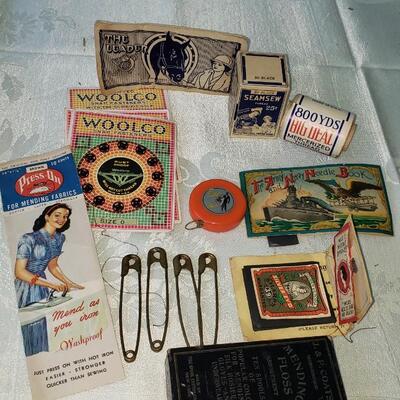 Vintage Sewing advertising and cute packaging