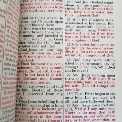Vintage Bible collection, 6 Bibles