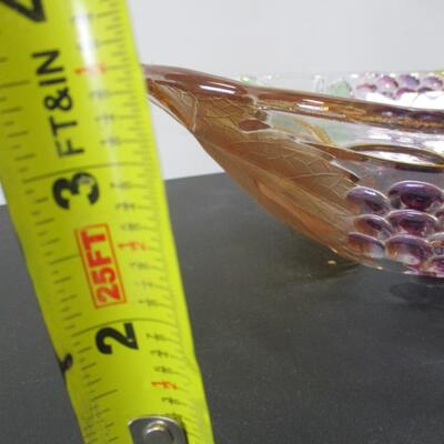 Decorative Glass Fruit Bowl