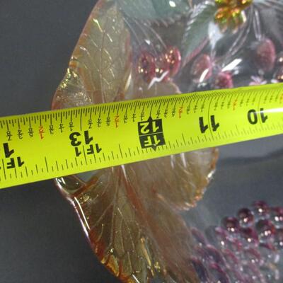 Decorative Glass Fruit Bowl