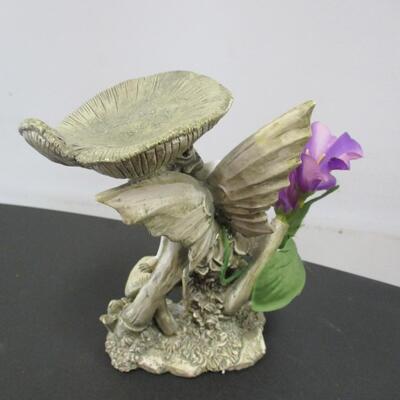 Fairy Figure With Mushrooms