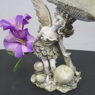 Fairy Figure With Mushrooms