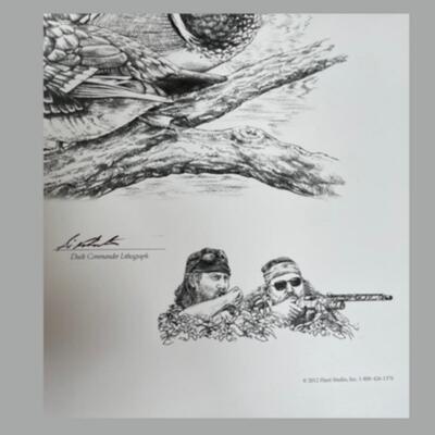 Original Michael Hunt Duck Dynasty Print - Si Robinson