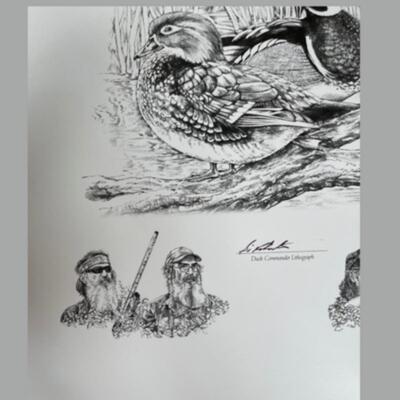 Original Michael Hunt Duck Dynasty Print - Si Robinson