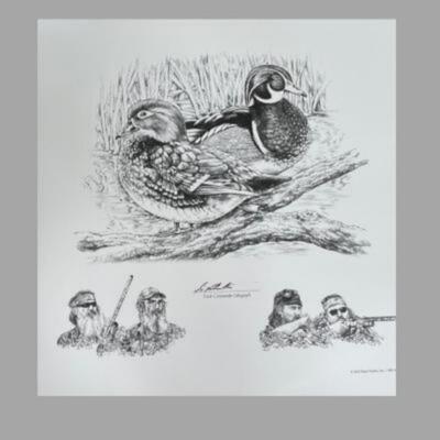 Original Michael Hunt Duck Dynasty Print - Si Robinson