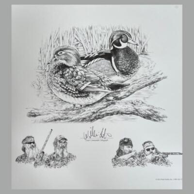 Original Michael Hunt Duck Dynasty Print - Willie Robinson