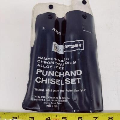 CRAFTSMAN PUNCH AND CHISEL SET