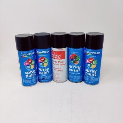 BLACK SPRAY PAINT BUNDLE