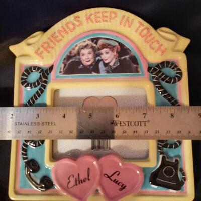 Ceramic I Love Lucy Picture Frame