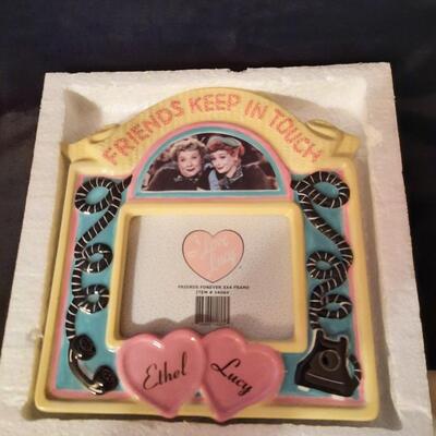Ceramic I Love Lucy Picture Frame