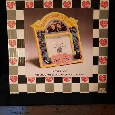 Ceramic I Love Lucy Picture Frame