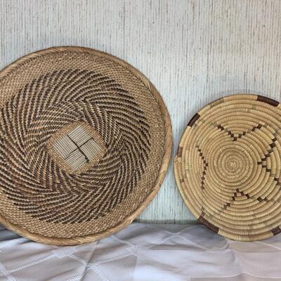 Two native baskets