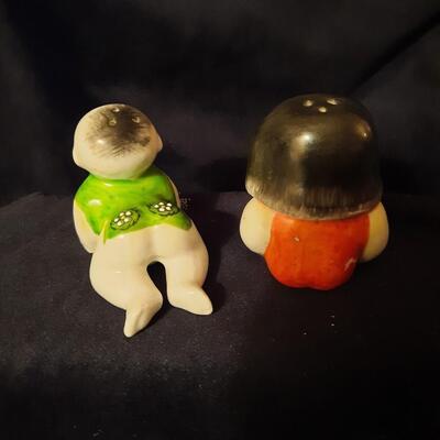 Asian Kids Salt & Pepper Shakers